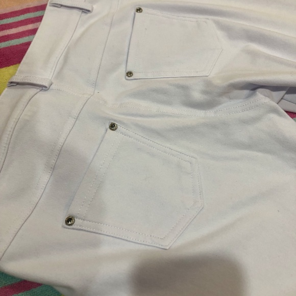 Pull-on White Stretch Jeans - Picture 4 of 6